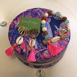 Lilly Pulitzer jewelry and case